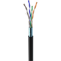 Витая пара FTP Сat.5E 4PR CU (350МГц) PVC Indoor 100м ТМ Dialan (чёрний)