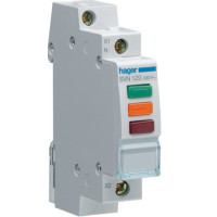SVN127 Индикатор тройной LED, 230В, 3 красный, 1м