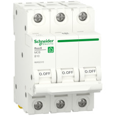 Автоматический выключатель 6kA 3P 10A В Schneider RESI9