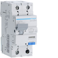 Дифавтомат 1P+N, 25A, C, 30mA, 6кА, А, AD975J