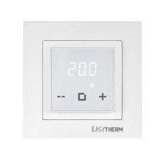 ET-30 терморегулятор с дисплеем температуры Easytherm, 16А, 3200Вт (белый)