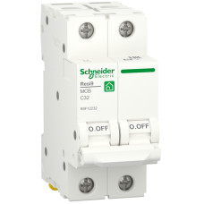 Автоматический выключатель 6kA 2P 32A C Schneider RESI9