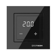 ET-35 терморегулятор с дисплеем температуры Easytherm, 16А, 3200Вт (черный)