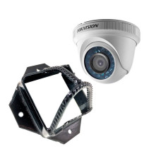 Камера в під'їзд Hikvision DS-2CE56C0T-IRPF із захисними ґратами