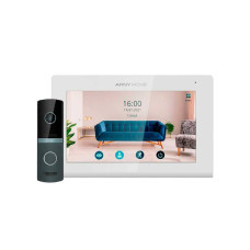 Комплект Wi-Fi відеодомофона ARNY AVD-7423A White+Graphite