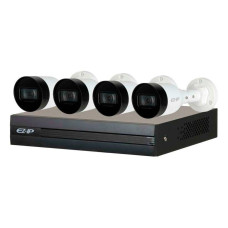 ЄZ-IP комплект Dahua 4 × 2МП камери + реєстратор (EZIP-KIT/NVR1B04HC-4P/E/4-B1B20)