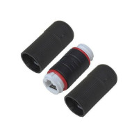 Соединитель RJ45 на RJ45 герметичный (Чёрный)