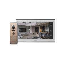 Комплект відеодомофона ARNY AVD-7342 White+Bronze