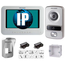 IP комплект відеодомофона DS-KH6210-L + DS-KB8102-VP