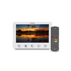 Комплект відеодомофону BCOM BD-710S Kit White+Silver