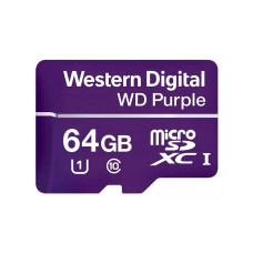 Карта пам'яті Western Digital microSDXC 64Gb 10 class (WDD064G1P0C) для відеоспостереження