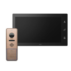 Акція! IP Wi-Fi відеодомофон AVD-1040 Black + Панель виклику ARNY AVP-NG420 1 Мп Bronze