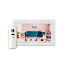 Комплект Wi-Fi відеодомофона ARNY AVD-7432A WiFi White+Champagne