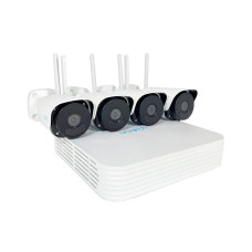 Комплект відеоспостереження Uniarch KIT/NVR-104LS-W/4*IPC-B112-F40W на 4 IP камери