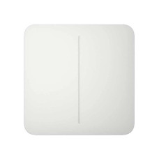 Кнопка для двохклавішного вимикача Ajax SoloButton (2-gang) для LightSwitch White