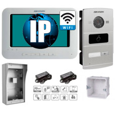 IP комплект Wi-Fi відеодомофона DS-KH6310-W + DS-KV8102-IM