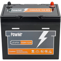 Аккумуляторная батарея PowMr LiFePO4 12.8V 100AH (POW-100AH-12.8V-MINI)