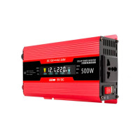 Преобразователь инвертор AC/DC 500 Вт 12 В с LCD дисплеем