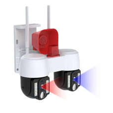IP Wi-Fi подвійна поворотна камера із сиреною