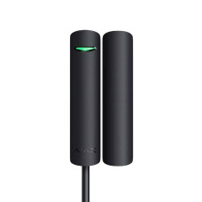 Датчик відкриття з сенсором удару і нахилу Ajax DoorProtect Plus Fibra Black