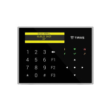 Клавіатура K-GLCD+ з OLED-дисплеєм та зчитувачем NFC/Mifare Black