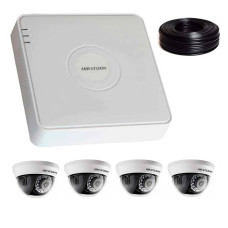 1 Мп комплект відеоспостереження iDS-7104HQHI-M1/S / DS-2CE56C0T-IRMMF
