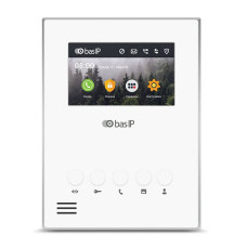 IP відеодомофон BAS-IP АU-04LA White