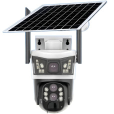 IP 4G поворотна камера з трьома лінзами V39-4G 10X ZOOM із сонячною панеллю