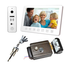 Комплект домофона GAMMA + панель виклику OPTIMA + замок Atis Lock B