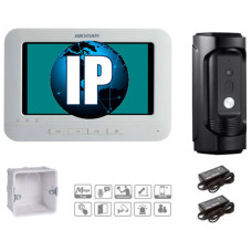 IP комплект відеодомофона DS-KH6210-L + DS-KB8112-IM