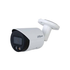IP WizSense камера Dahua DH-IPC-HFW2449S-S-IL 4 Мп (2.8 мм) з подвійним підсвічуванням та мікрофоном White