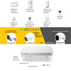 HDCVI IoT комплект охоронного відеоспостереження для розумного будинку