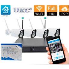 Full HD Wi-Fi Комплект відеоспостереження DVR KIT CAD-6673WiFi на 4 камери
