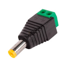 Штекер живлення (power) DC-M 2,1-5,5 мм з клемною колодкою