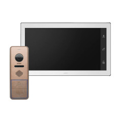 Акція! IP Wi-Fi відеодомофон AVD-1040 White + Панель виклику ARNY AVP-NG420 1 Мп Bronze
