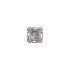 Розетка Schneider Asfora с заземлением бронза EPH2900169