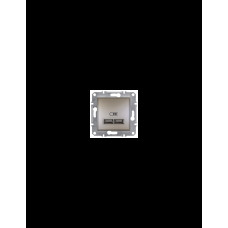 Розетка USB 2,1A Asfora бронза