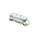 Подовжувач 3 гнізда із заземленням 5 м Sokol