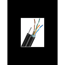 Вита пара F/UTP+M (трос) Сat.5E 4PR CU 24AWG PE Outdoor 305 м