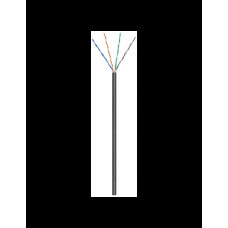 Вита пара UTP Cat.5E 4PR CU (350 МГц) PVC Indoor (чорний) 100м Dialan