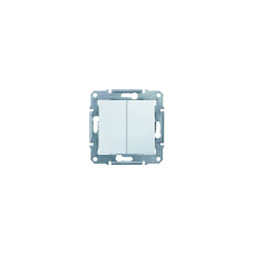 Вимикач 2-клавішний IP44 білий Schneider SDN0300421